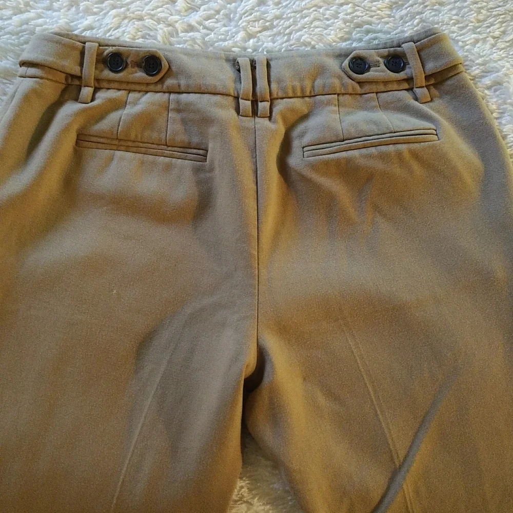 LOFT Tan Wide Leg Pants - Picture 7 of 9
